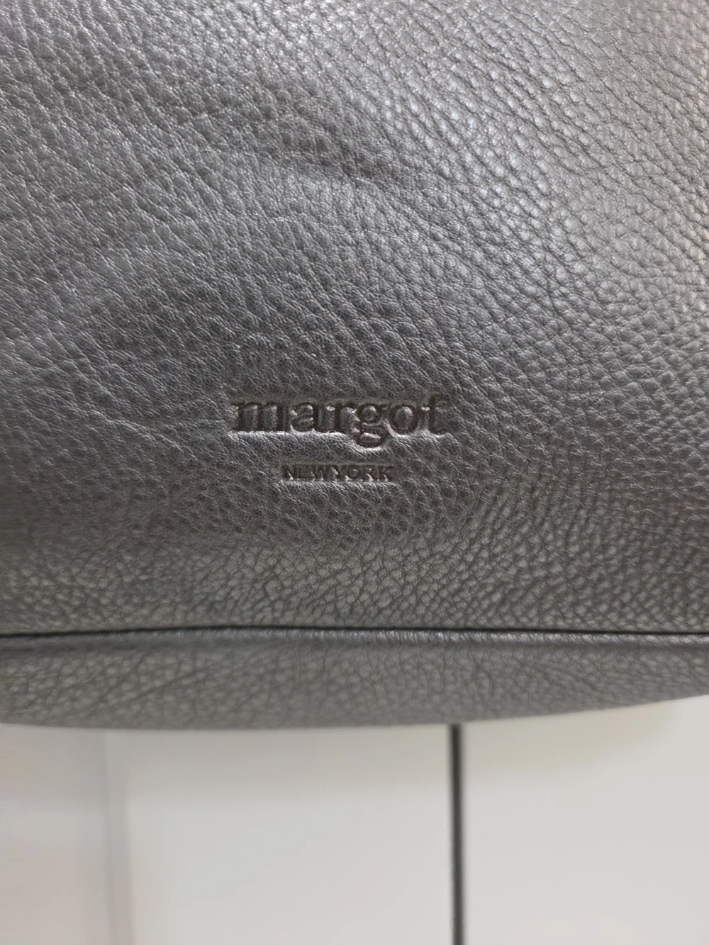 Margot Genuine Leather Black Crossbody Bag